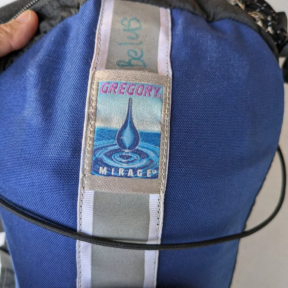 Vintage Gregory Mirage Hydration Pack Backpack – Made in USA – Blue/Black